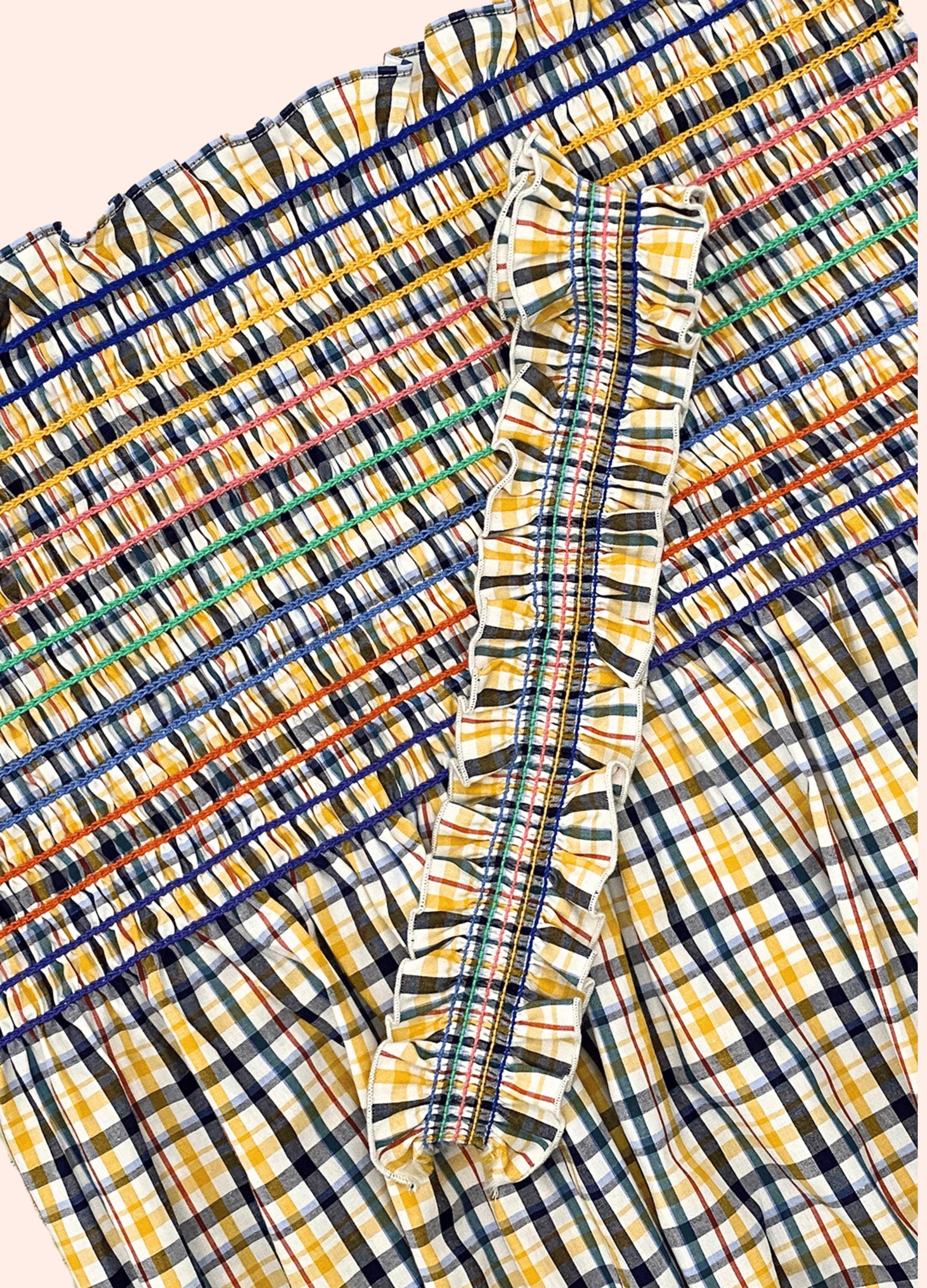 【WONDER WONDER】Sipek shirring quilting short padding Wonder Flutters Runner Using the Wonder Curve Ruler