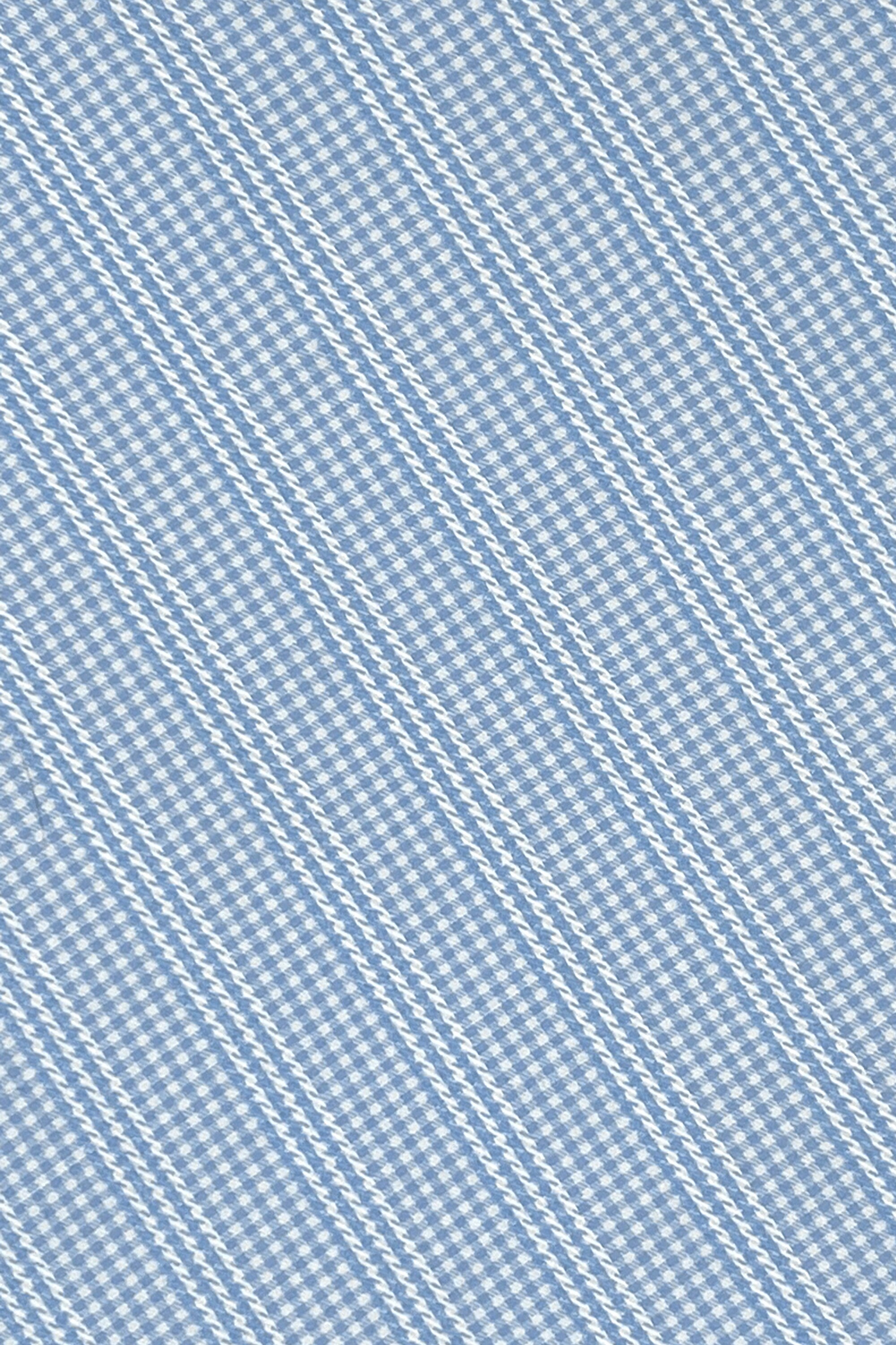 Light Blue Gingham Check Fabric With Dobby Stripe Yarn Dye Etsy