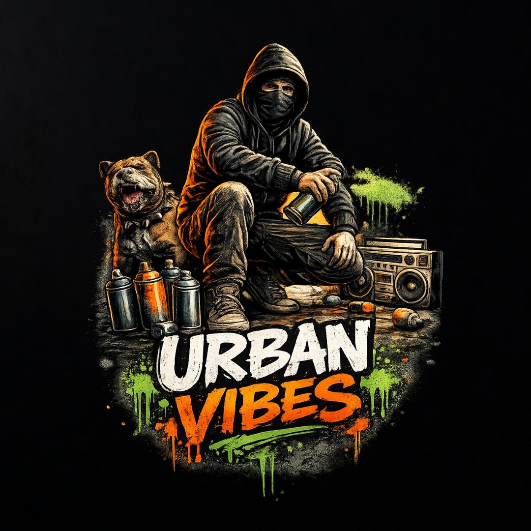 Urban Vibes Street Art PNG | Graffiti T Shirt Design | Urban Streetwear ...