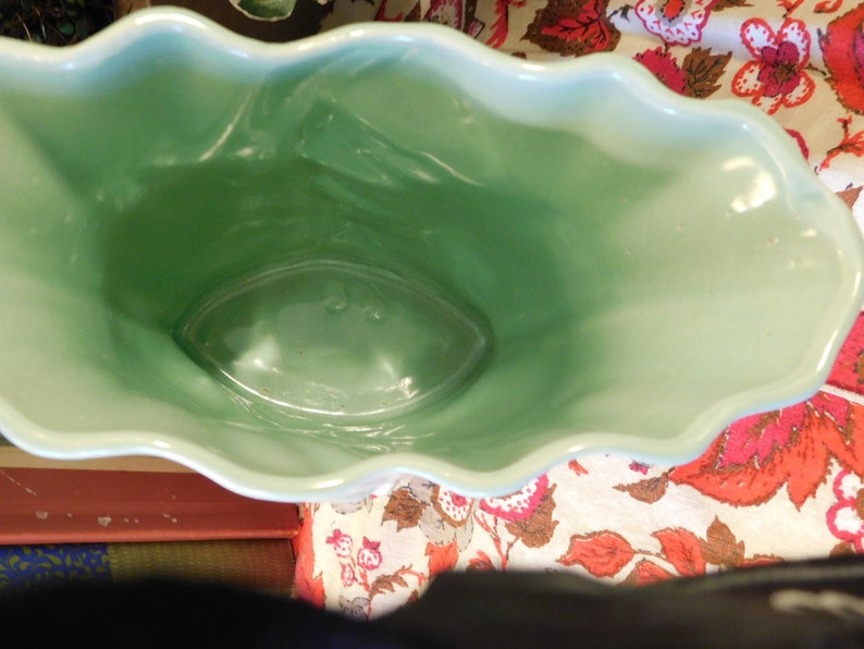 Vintage McCoy Soft Pastel Green Vase