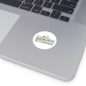Anti Antibiotic Resistance Microbiology Round Vinyl Stickers