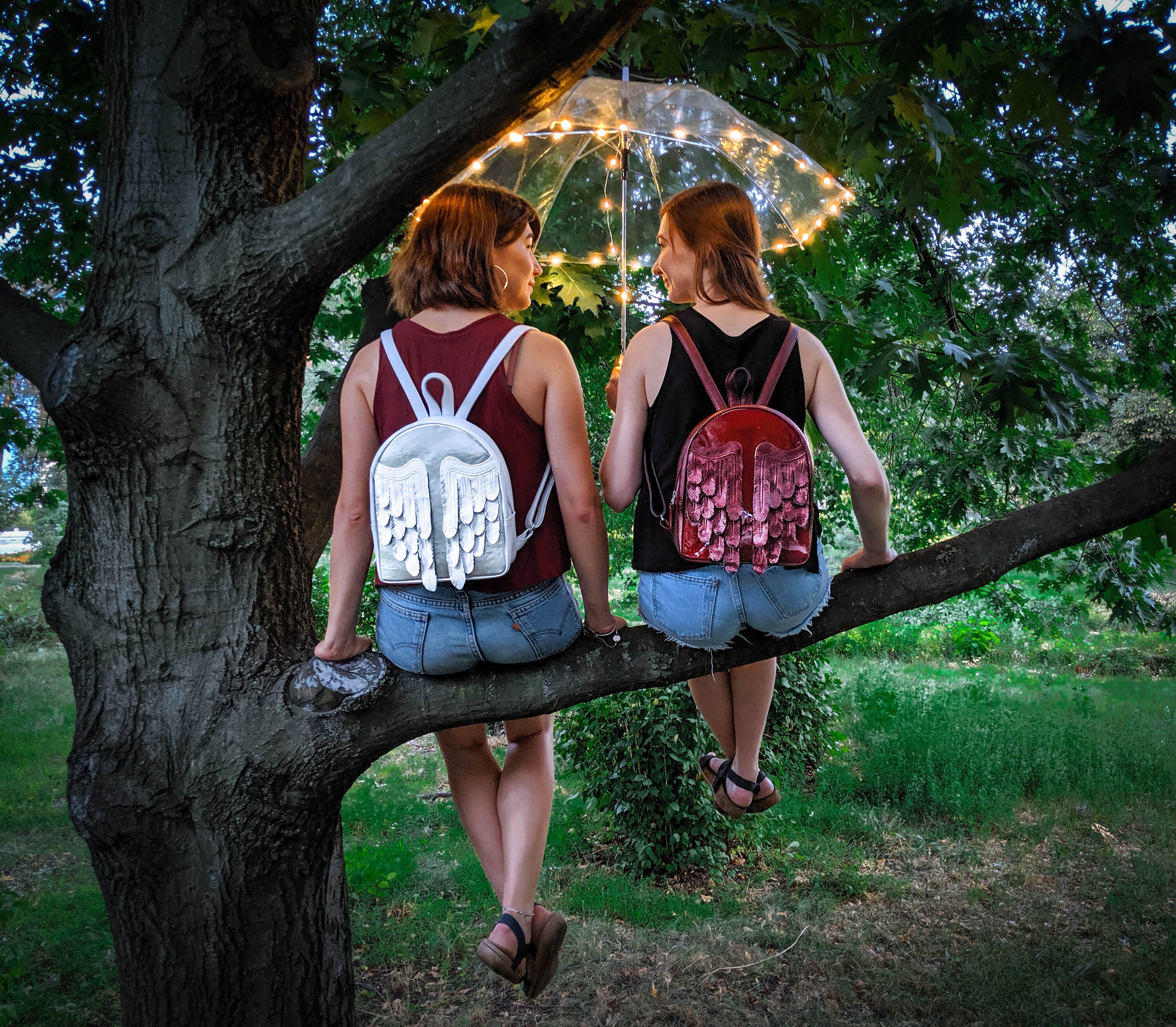 Wings Backpack. Leather Backpack. Mini Backpack. Goth Etsy