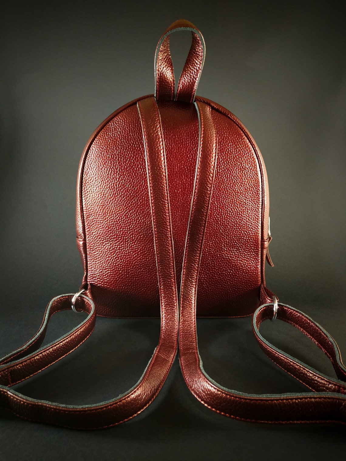 Wings Backpack. Leather Backpack. Mini Backpack. Goth Etsy