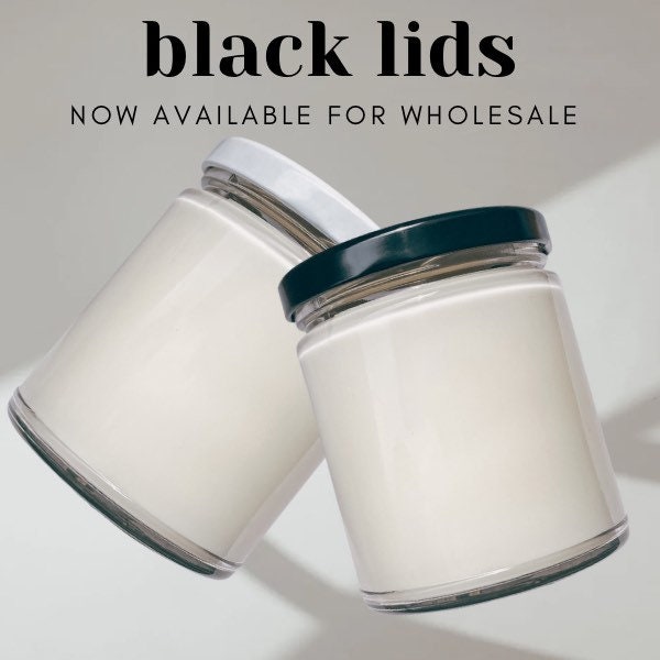 Black Lids- wholesale ADD-ON (lids only) Special Order
