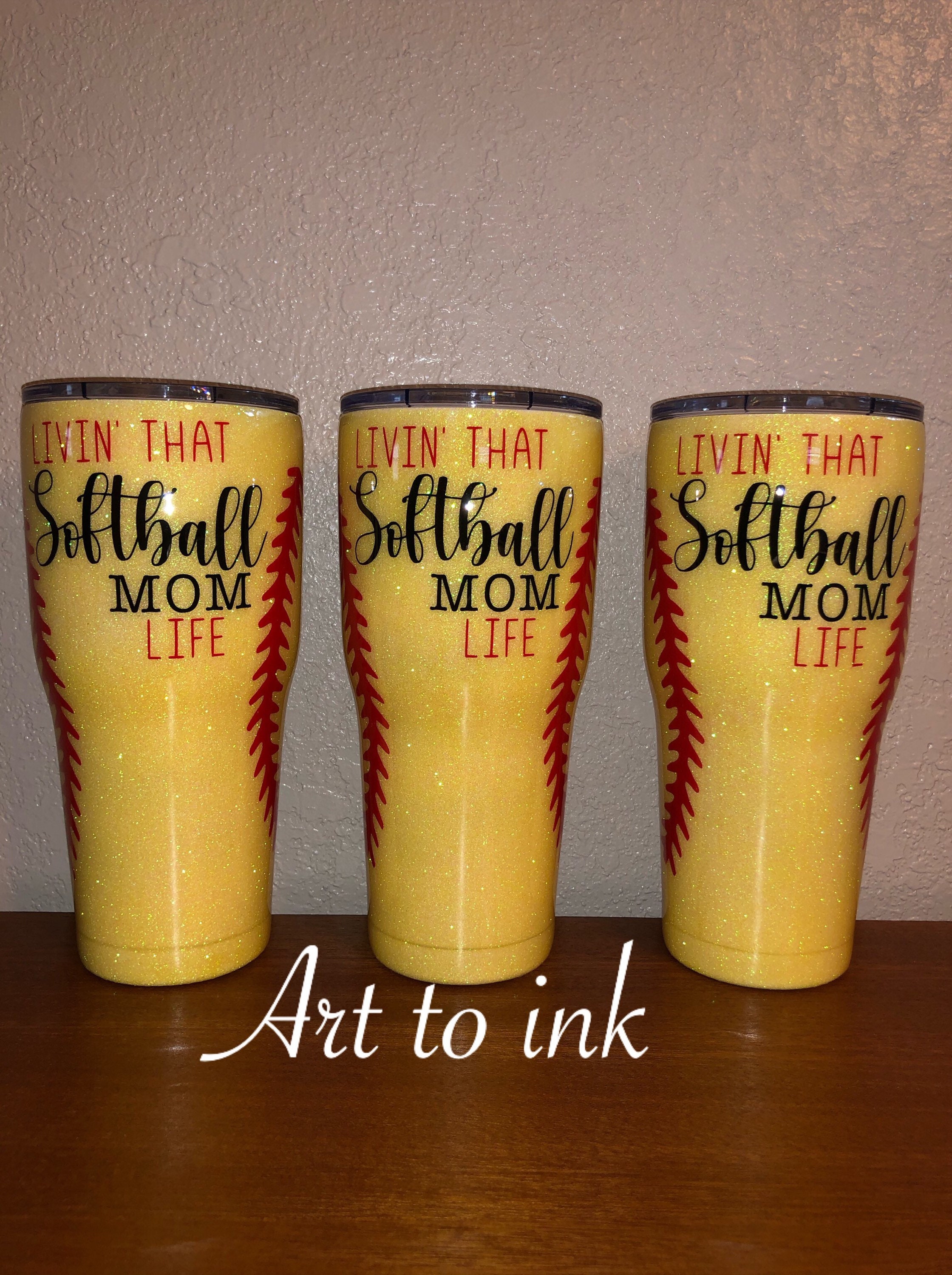 Softball mom tumblers Etsy