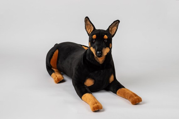 life size doberman stuffed animal