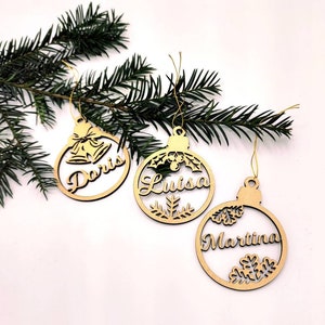 Personalized gift tags - Christmas tree tags - Christmas - Christmas ball with name