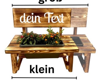 Flower bench - flower bench personalized flower bench gift wedding mom grandma