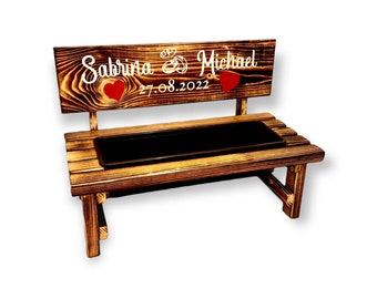 Flower bench - flower bench personalized wedding gift