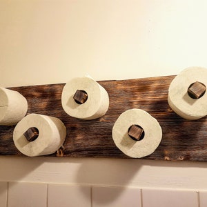 Toilet paper holder Rustic toilet paper holder