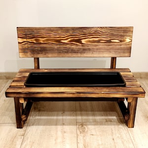 Blumenbänkchen - Blumenbankerl personalisiert ca. 75x60cm