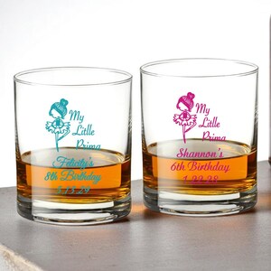 Personalized 24 pieces Printed Rock Whiskey Glass Favors, Prima Ballerin Birthday Favor Ideas DESIGN-MG4Y Birthday Party Favors