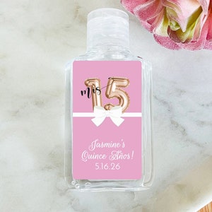 Personalized 24 Pieces Stickers Only  Mis Quince  Or Quinceanñera Favors, Stickers Birthday Party Favors, Party Favor - Stickers