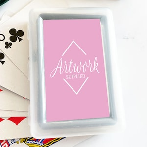 Personalized Metallics Playing Cards with A Designer Top - Forever Wedding  Favors