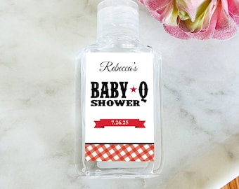 Personalized 24 Pieces Stickers Baby-Q Baby Shower DESIGN-MG54 Favors, Stickers Birthday Party Favors, Party Favor - Stickers