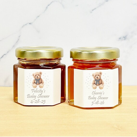 Teddy bear jars baby shower sales