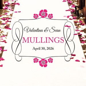 Wedding Personalized Wedding Aisle Runner - Plain White 33g Non-Woven Aisle Runner - Sheer Aisle Runner