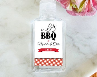 Personalized 24 Pieces Stickers I Do BBQ Baby Shower DESIGN-MG53 Favors, Stickers Birthday Party Favors, Party Favor - Stickers
