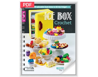 Amigurumi Pattern eBook: Ice box crochet| Crochet Toys| Crochet Food Miniature|Christmas Gift