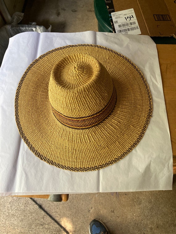 African Straw Hat Woven Sun Hat