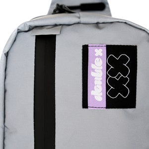 Small Crossbody Bag, Reflective Festival Waist Pack, Rave Fanny Pack, Travel Glow Belt Bag image 7