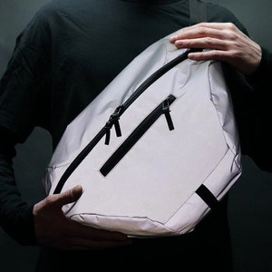 Sling Bag For Men, Black Crossbody Bag, Shoulder Backpack, Travel Bag, Chest Pack, Messenger Bag