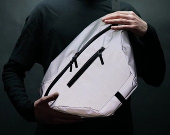 Sling Bag For Men, Black Crossbody Bag, Shoulder Backpack, Travel Bag, Chest Pack, Messenger Bag