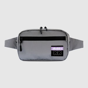 Small Crossbody Bag, Reflective Festival Waist Pack, Rave Fanny Pack, Travel Glow Belt Bag image 6