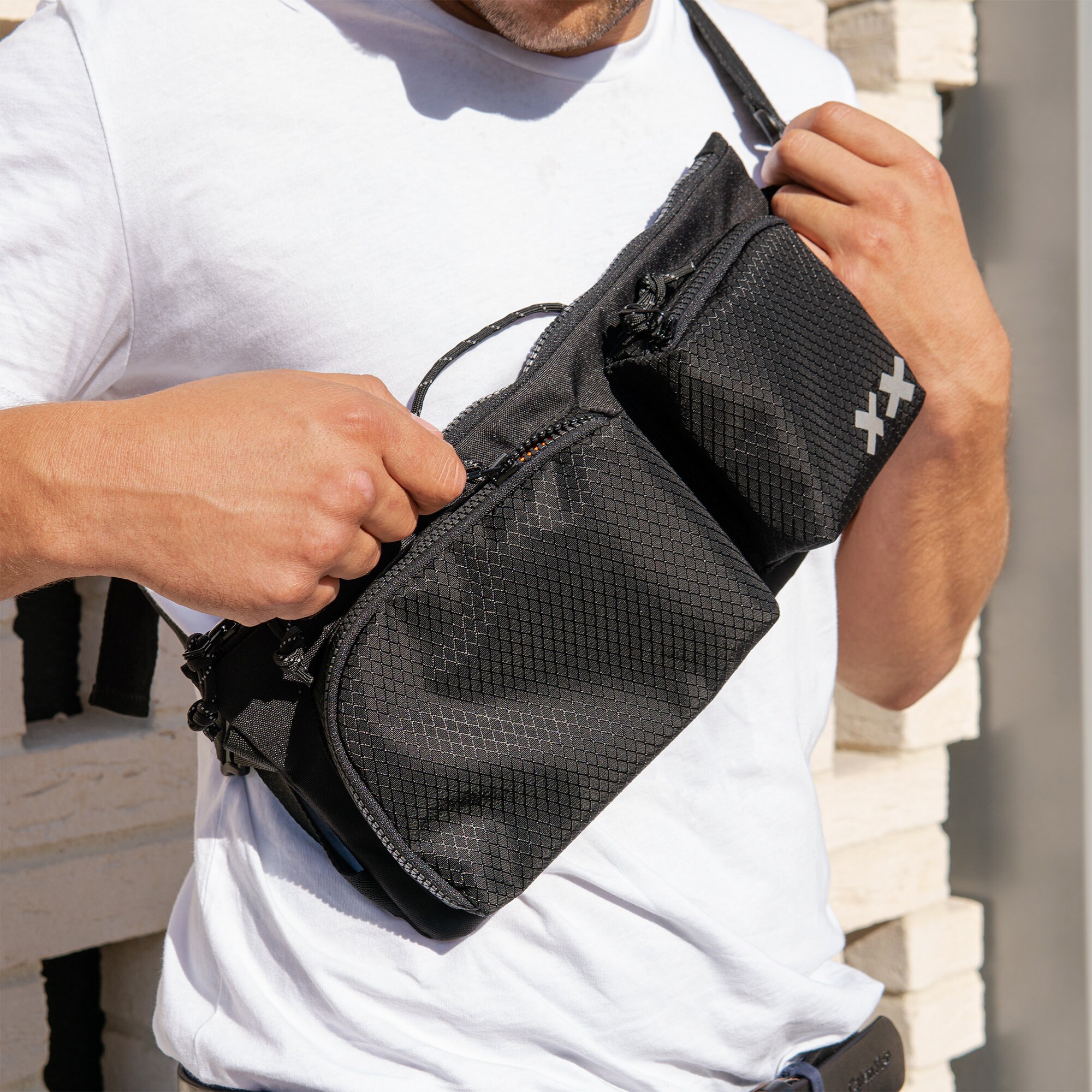Off white cordura belt bag hotsell