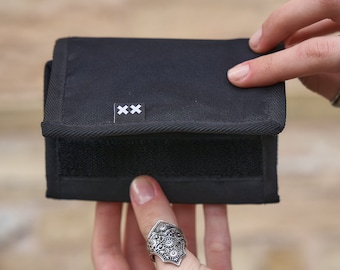 Cartera vegana de mujer, cartera de hombre con departamento para monedas, Cartera para tarjetas de crédito, Tarjetero