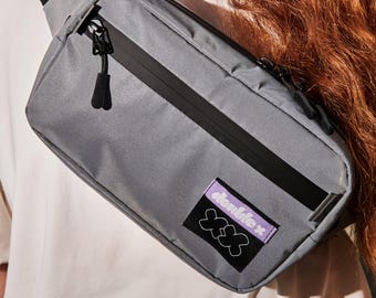 Cross Body Bag, Mens Small Crossbody Bag, Women Bum Bag, Sling Bag, Organizer Bag With Reflective Elements
