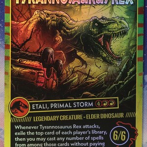 Indominus Rex Proxy Mtg Card - Etsy