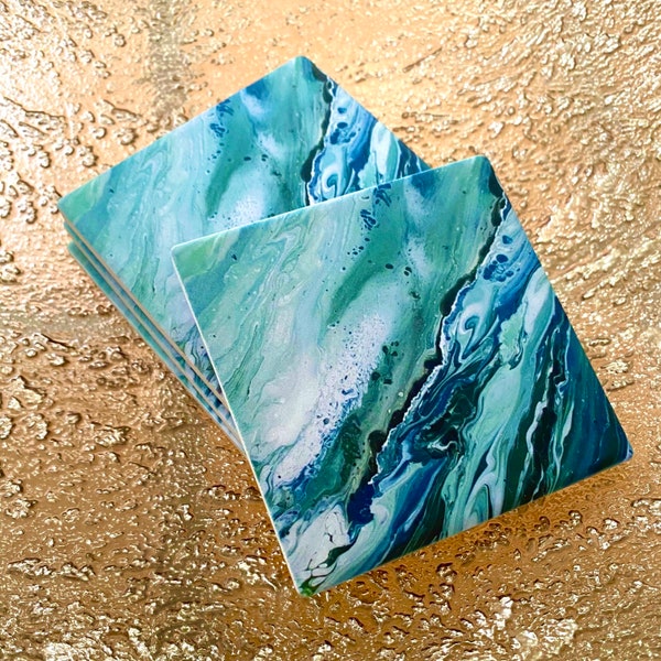 Ceramic Tile Coaster Etsy