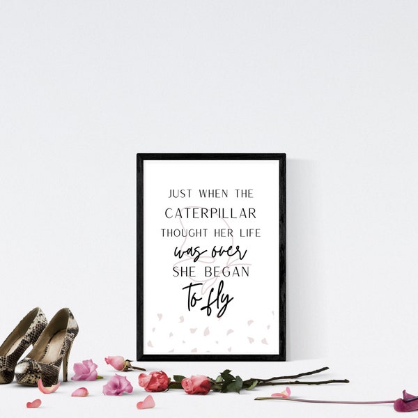 Just When the Caterpillar - Etsy