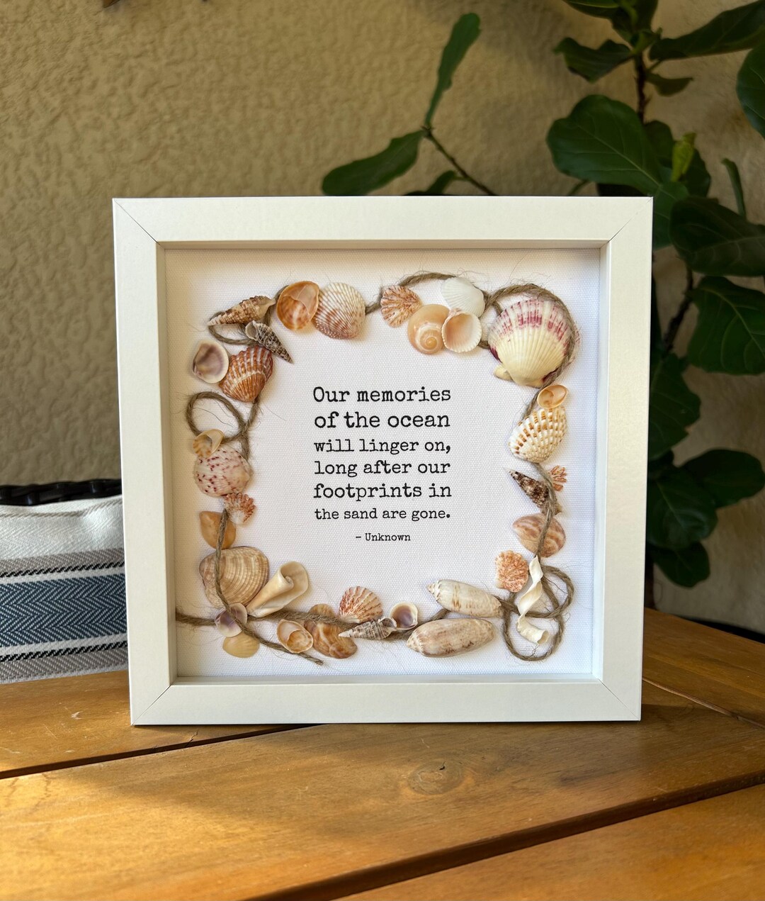 We R Memory Shadow Box Our Memories Shell Shadow Box / Florida Handmade Gift - Etsy
