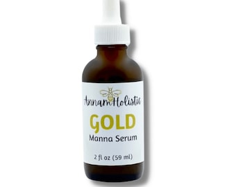 Gold Manna Face Serum: Vegan, Cruelty-Free, 2 fl oz