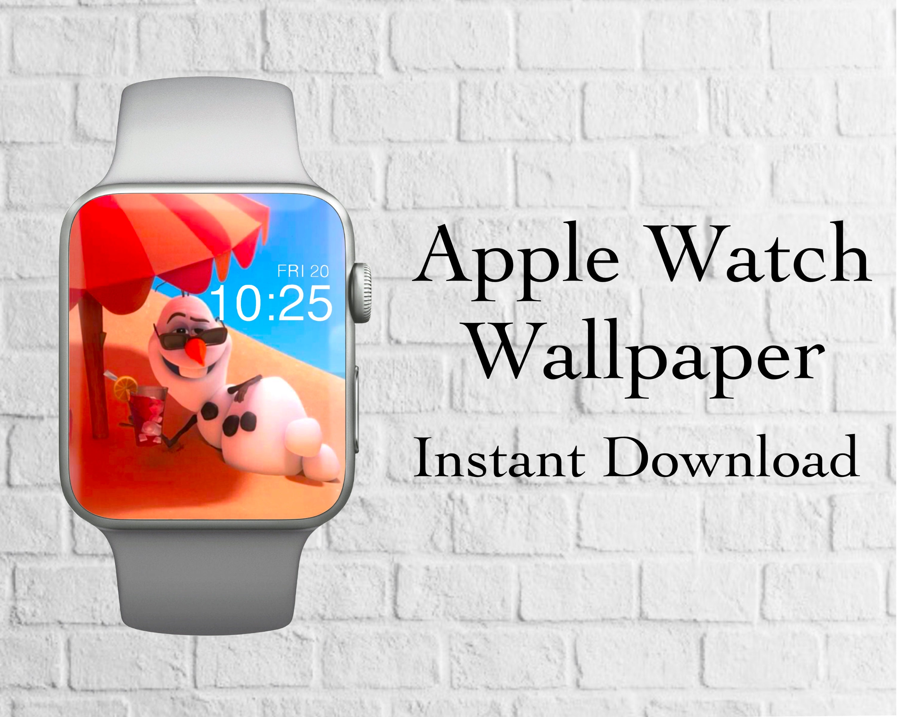 olaf apple watch face