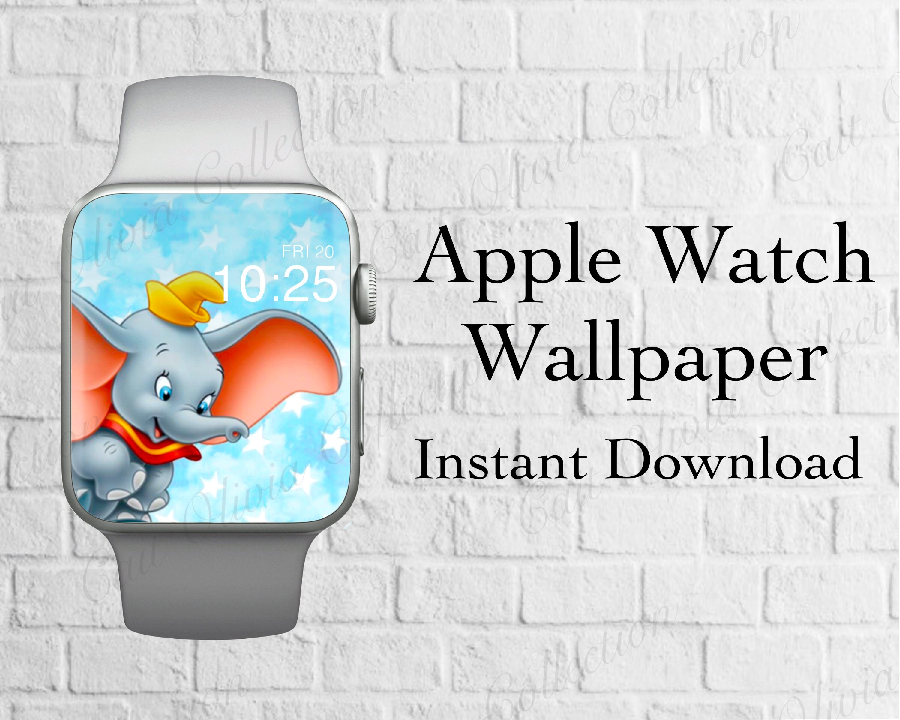 Dumbo Apple Watch Wallpaper Directe Digitale Download Etsy Belgie