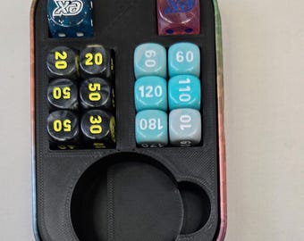 Pokémon Tin Insert - Dice and Coin Holder