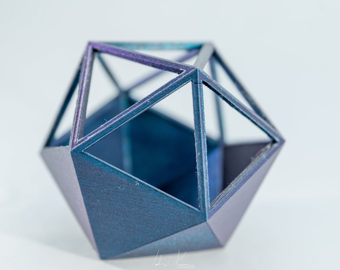 D20 Dice Planter Pot