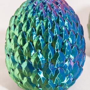 3D Printed Dragon Scale Egg: Party Favor Container