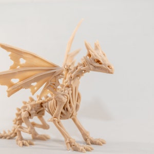 Articulated Wraithwing Dragon -  Fidget Toy - Stress Toy - Removeable Wings