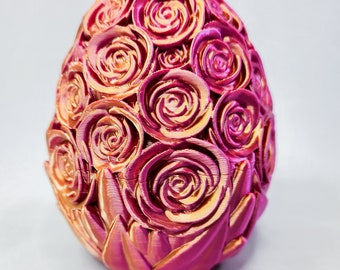 Gelenk-Baby-Drache mit Rose Ei: 3D gedrucktes Spielzeug