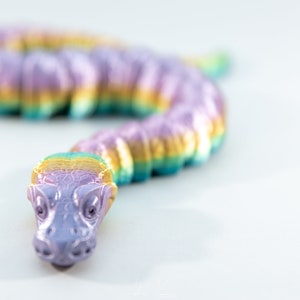 3D Printed Articulated Ball Python: Sensory Fidget Toy