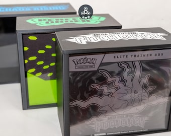 Pokemon ETB Display Case - one unit -  Pokemon TCG ETB Case - Acrylic front panel - Magnetic Top - Multiple Sets available