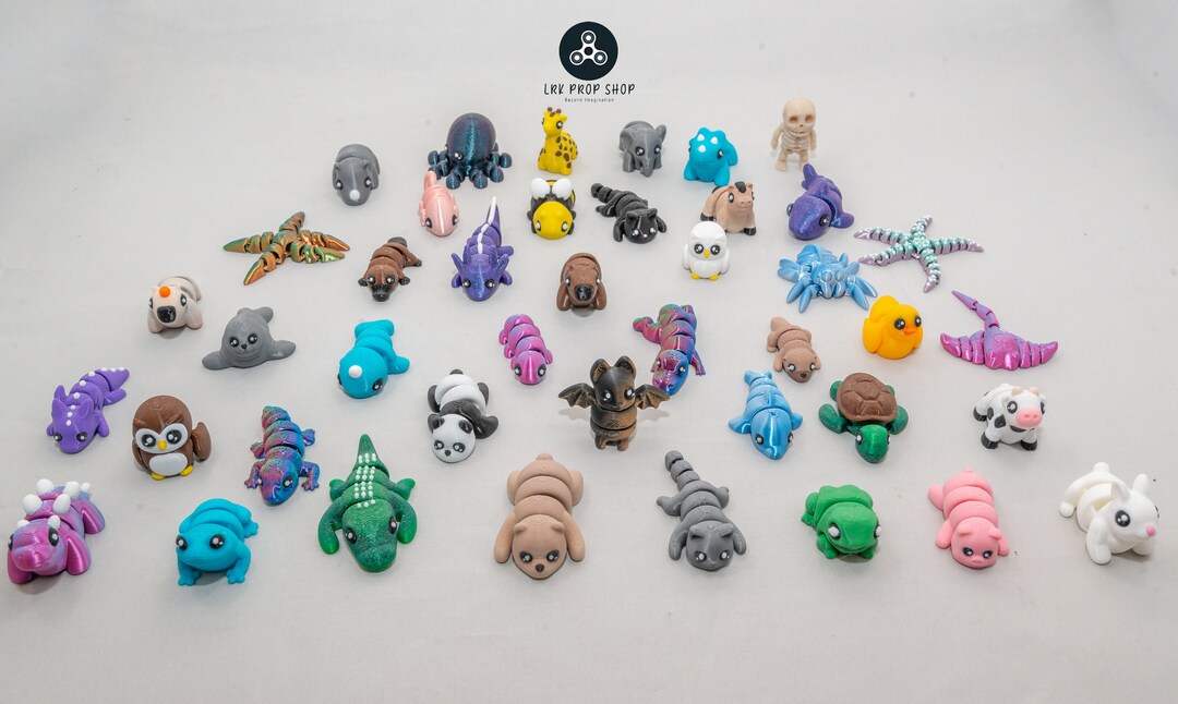 Mystery Mini Critter Bag: Tiny Animal Figures - Chance for Extra! - Etsy