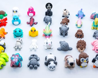 Bolsa misteriosa de mini animales: pequeñas figuras de animales: ¡oportunidad de ganar más!