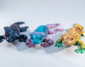 Crested Gecko Fidget Toy Stress Toy