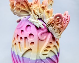 3D Printed Articulated Dragon Egg: Sensory Fidget Toy
