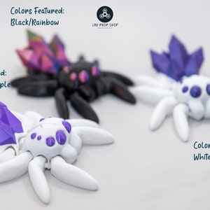 Articulated Crystal Spider - Fidget Toy - Sensory Toy - Spider Toy - Spider Toys - Large Articulated Crystal Spider